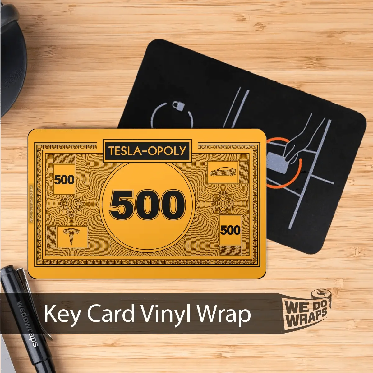 Tesla-opoly Money | NFC Key Card Wrap