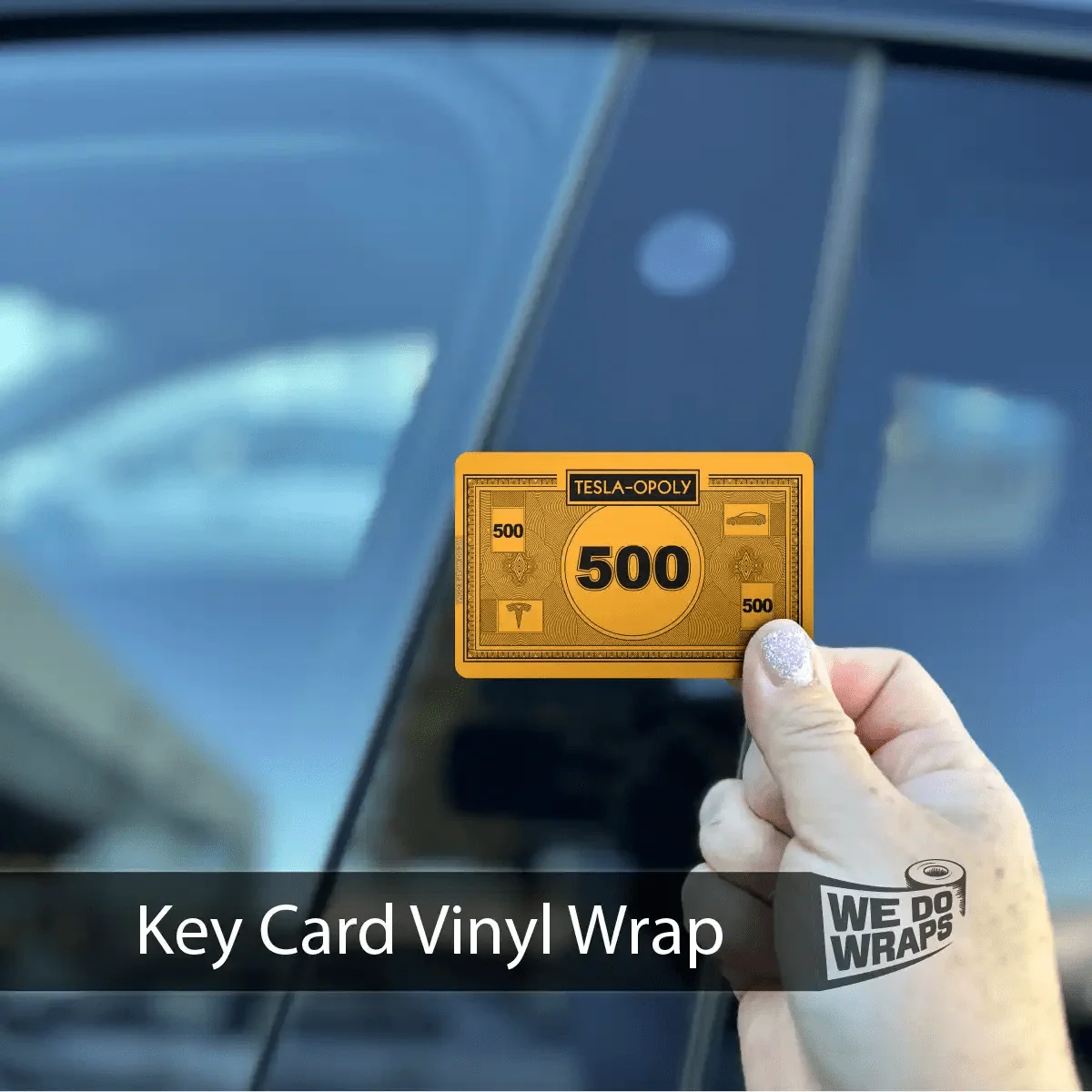 Tesla-opoly Money | NFC Key Card Wrap