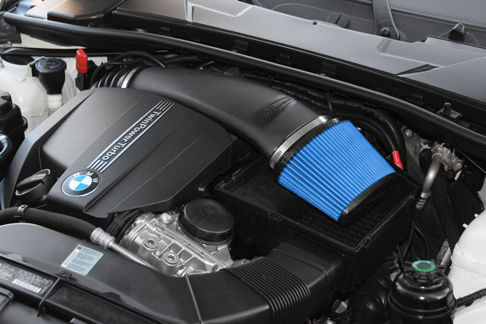 BMS E Chassis N55 Performance Intake, Performance Filter and Mounting Hardware - Burger Motorsports 