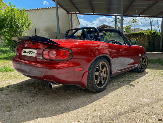 BULL BOOST PERFORMANCE NB Mazda Miata Custom Aggressive Ducktail Duckbill Trunk Spoiler Duckwing