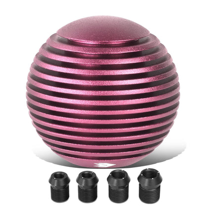Universal Heatsink Style Ball Shift Knob 50MM Pink