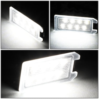 LED License Plate Lamp - 13-19 Fiat 500 / 15-17 Dodge Viper / 14-20 Jeep Grand Cherokee / 17-20 Maserati Levante - White