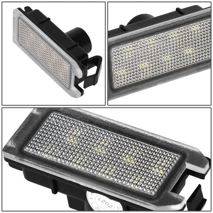 LED License Plate Lamp - 13-19 Fiat 500 / 15-17 Dodge Viper / 14-20 Jeep Grand Cherokee / 17-20 Maserati Levante - White