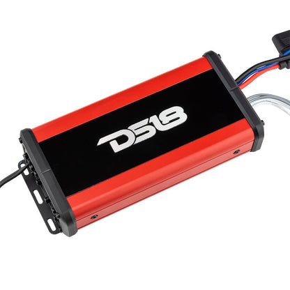 Extreme Sound System for ATVs - Loaded with 2 x 8" Coaxial Marine Speakers with RGB LED Lights