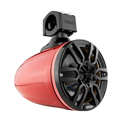 NXL 6.5" Marine and Powersports Empty Tower LED RGB Lights -Red