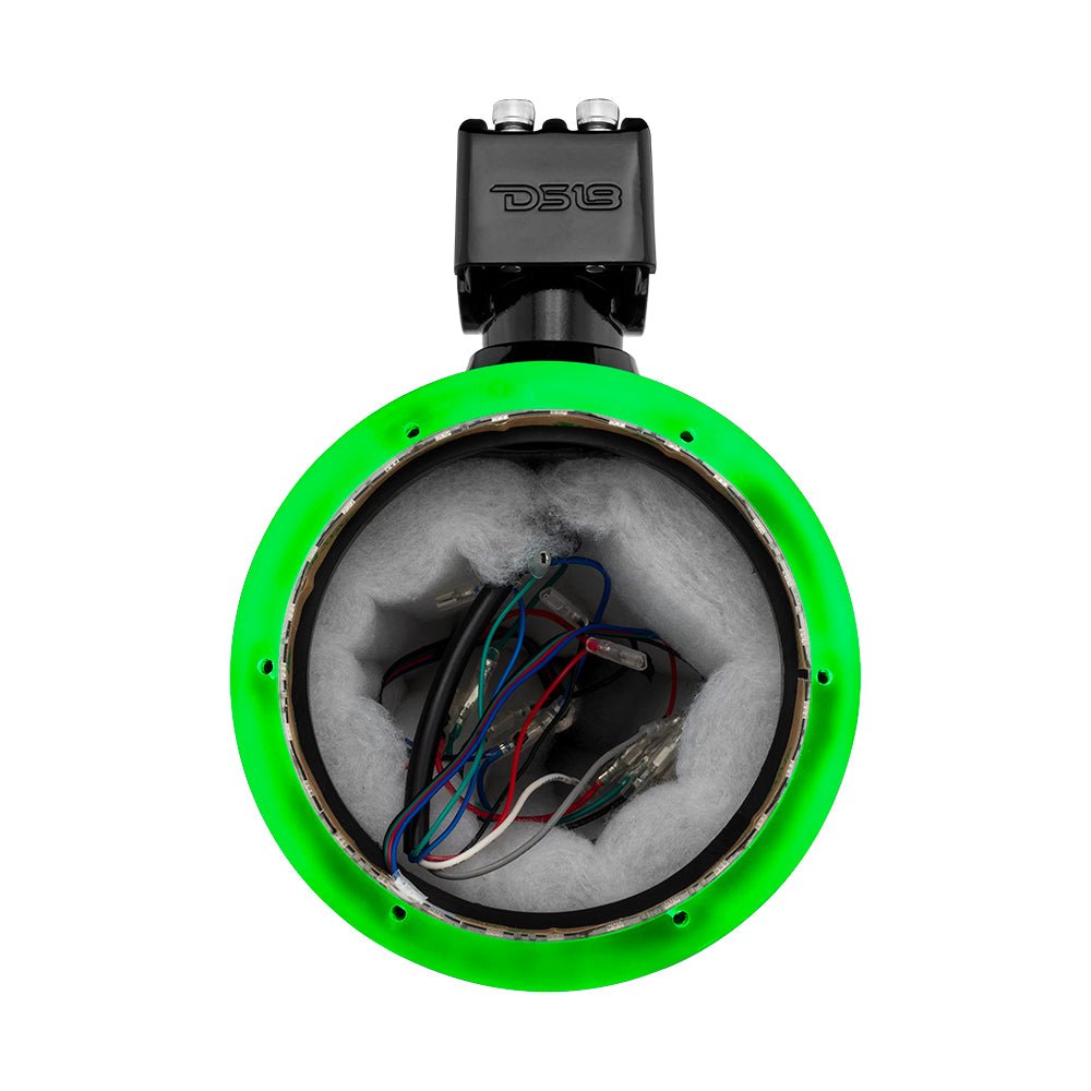 NXL 6.5" Marine and Powersports Empty Tower LED RGB Lights -Red