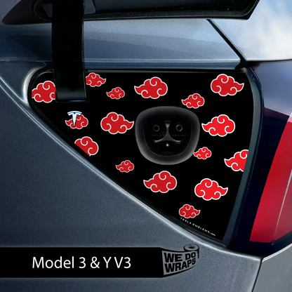 Kumo Clouds Tesla Charge Port Wrap | Model Y