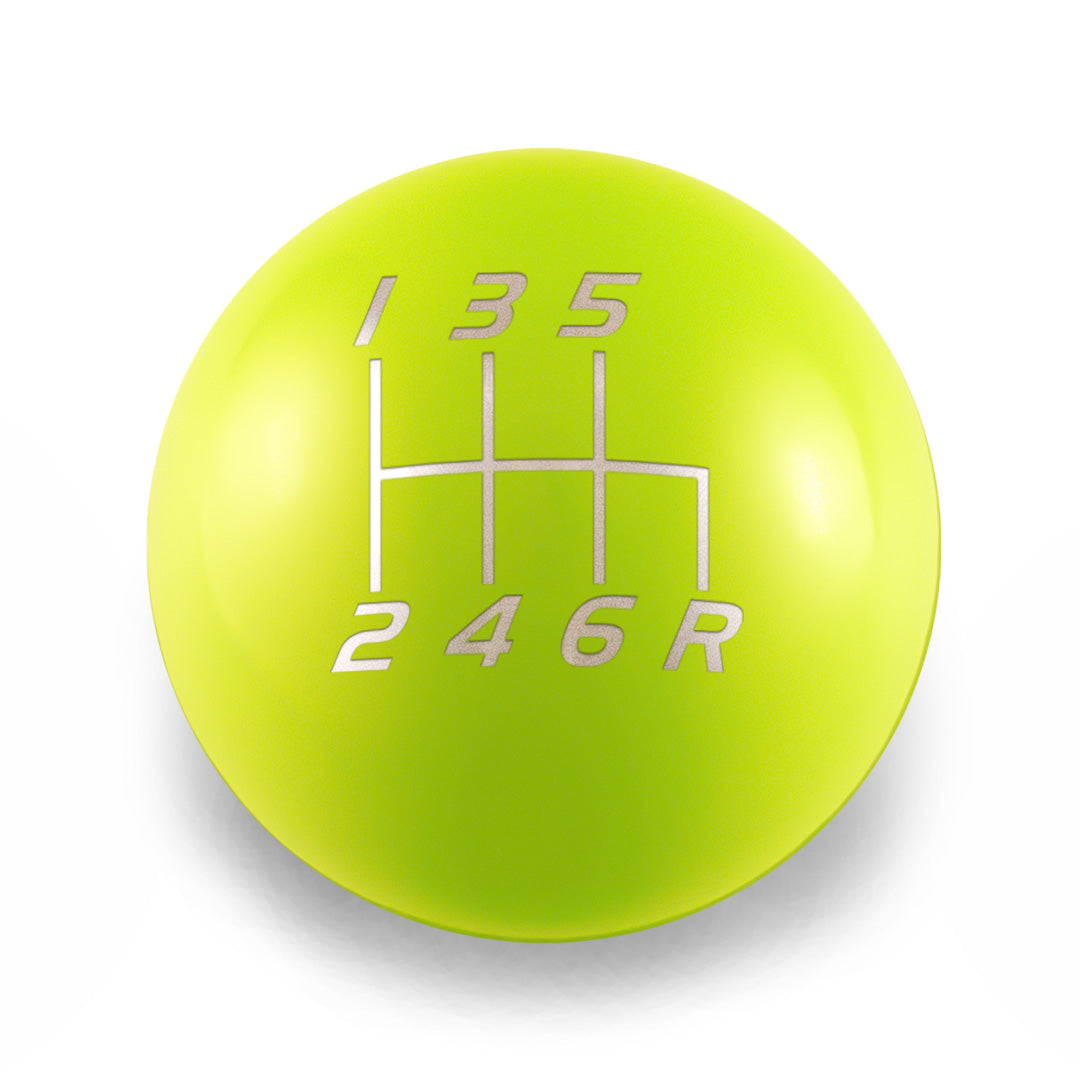 Billetworkz Weighted Shift Knob - 6-Speed Velocity Engraving for Honda