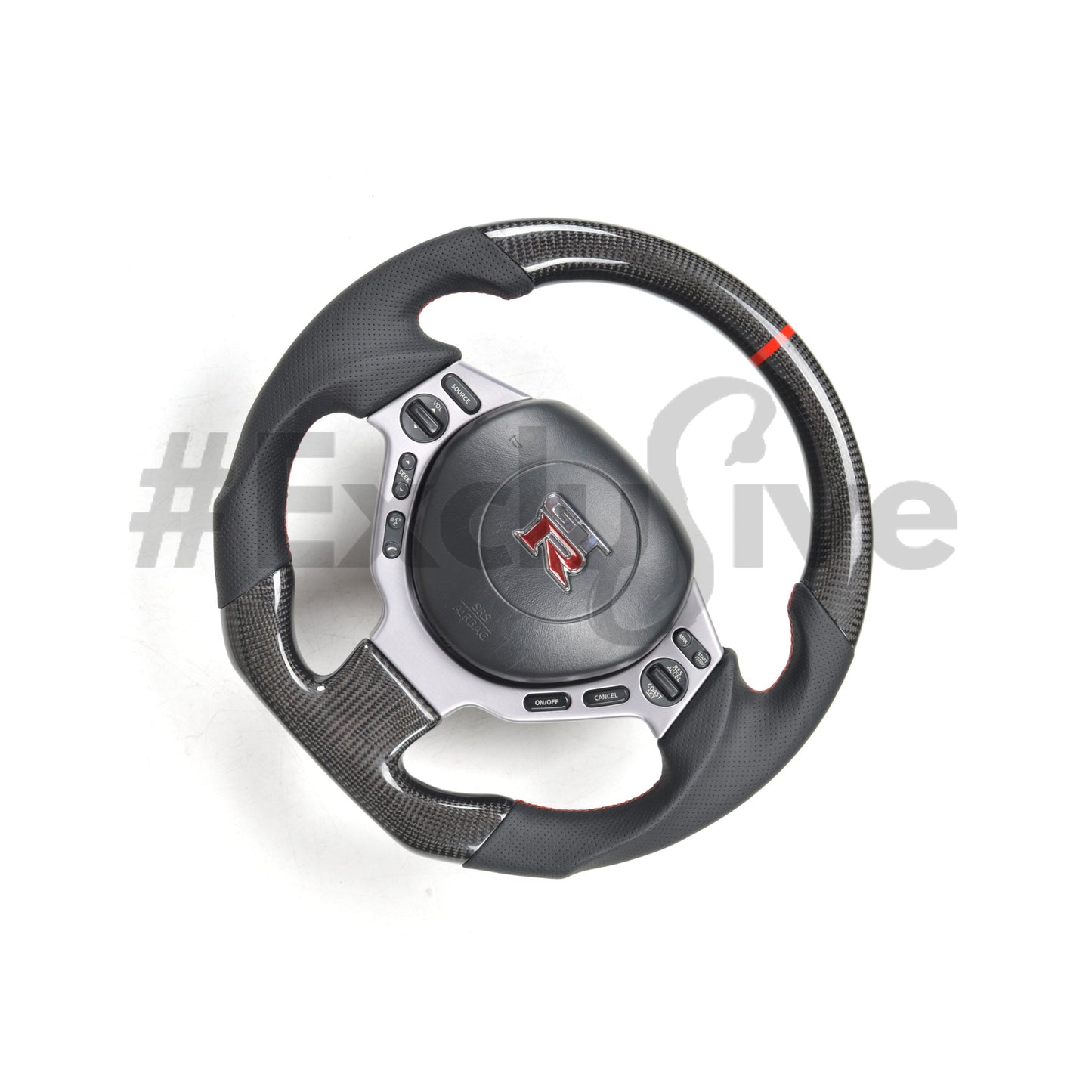 2007-2016 Nissan GTR R35 Custom Steering Wheel by Exclusive Steering