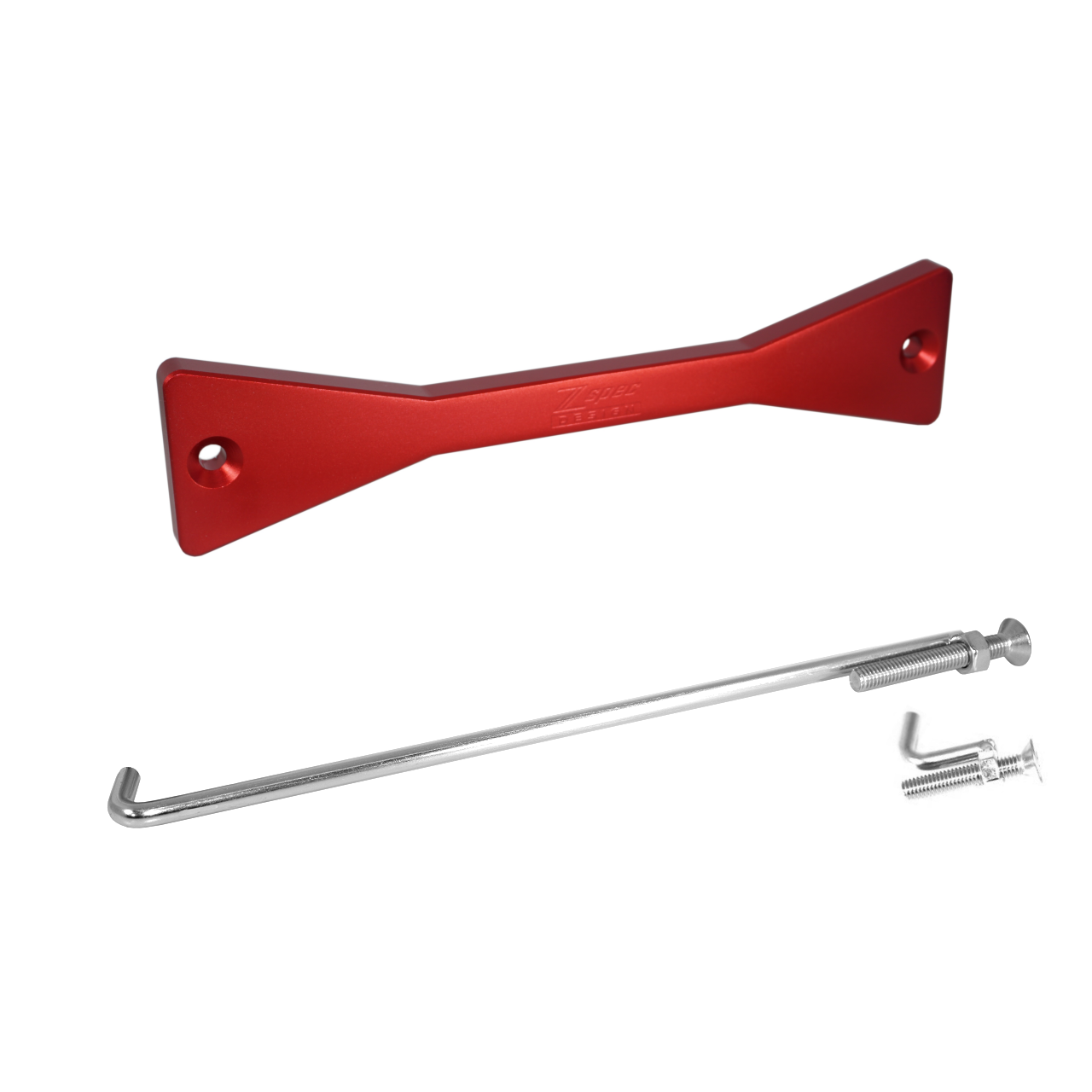 ZSPEC Battery Hold Down/Bracket for '03-09 Nissan 350z Z33, Billet w/ Stainless Hardware
