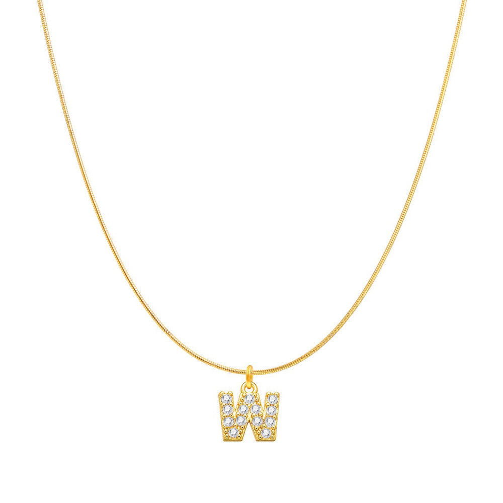 Fashion Personality Round Snake Clavicle Chain Female