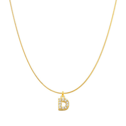 Fashion Personality Round Snake Clavicle Chain Female