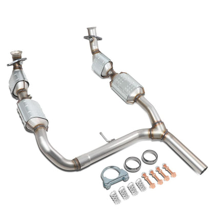 04-06 Ford F-150 / 06 Lincoln Mark LT 5.4L Y-Pipe Catalytic Converter