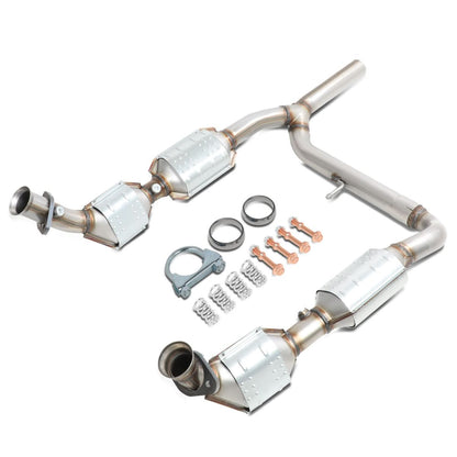 04-06 Ford F-150 / 06 Lincoln Mark LT 5.4L Y-Pipe Catalytic Converter