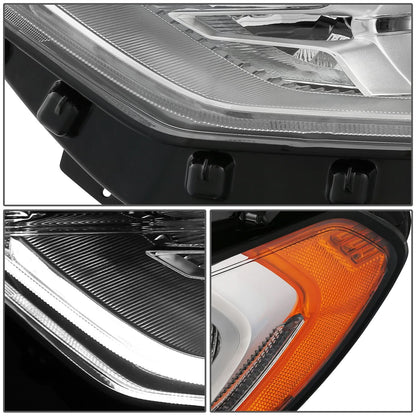 17-19 Ford Fusion OE Style Halogen Headlight w/ LED DRL - Left