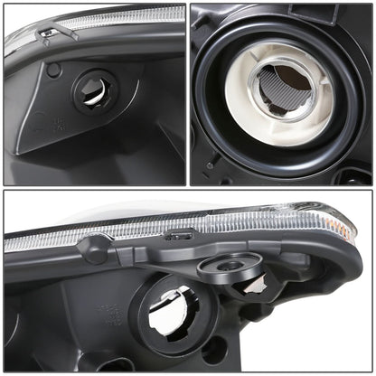 07-09 Nissan Sentra OE Style Right Side Black Headlight