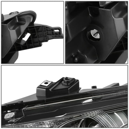 2013-2019 Ford Taurus OE Style Left Headlight - Black Housing