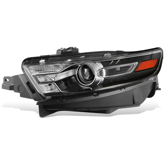 2013-2019 Ford Taurus OE Style Left Headlight - Black Housing