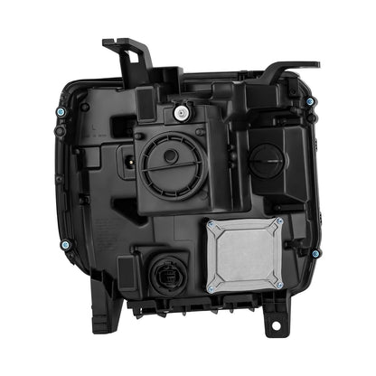 16-19 GMC Sierra 1500 OE Style HID DRL Headlights Black Housing