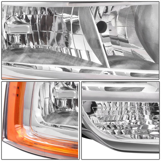 2015-2017 Ford Expedition OE Style Right Headlight - Chrome Housing