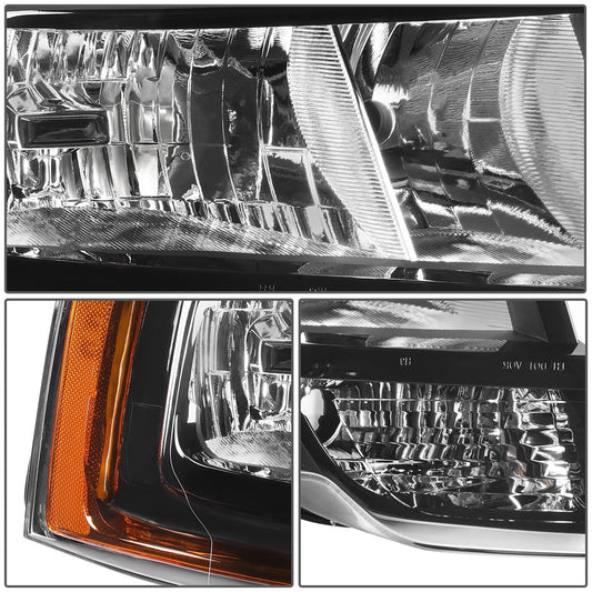 2015-2017 Ford Expedition OE Style Right Headlight - Black Housing