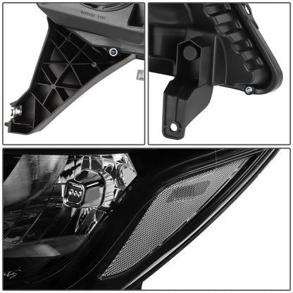 2013-2016 Nissan Pathfinder OE Style Headlights - Black Housing