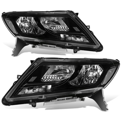 2013-2016 Nissan Pathfinder OE Style Headlights - Black Housing
