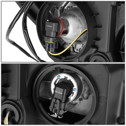 10-15 Chevrolet Equinox OE Style Projector Headlights Black Housing
