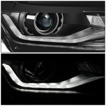 2016-2022 Chevrolet Camaro Projector Headlights - Black Housing