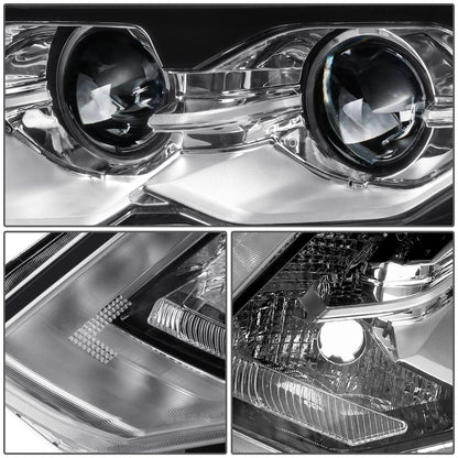2017-2019 Nissan Rogue OE Style Full LED Hybrid Headlight - Left Side