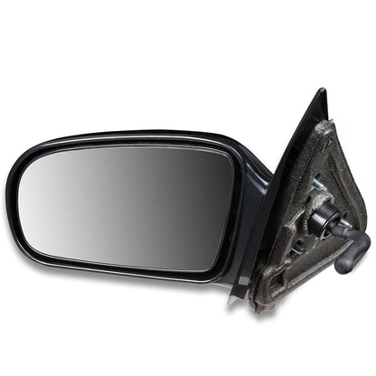95-05 Chevrolet Cavalier Manual Side Mirror - OEM Paintable Black Left