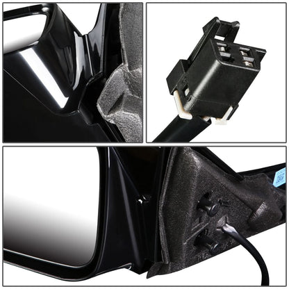 2004-2008 Pontiac Grand Prix OEM Style Left Side Mirror - Matte Black