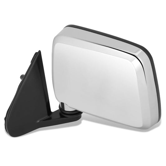1986-1997 Nissan Pickup Manual Chrome Left Side Mirror