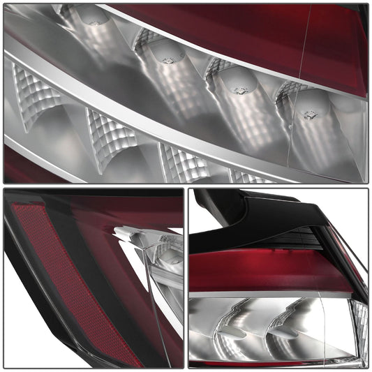 2015-2018 Ford Edge OE Style LED Tail Light - Left Side Red/Clear