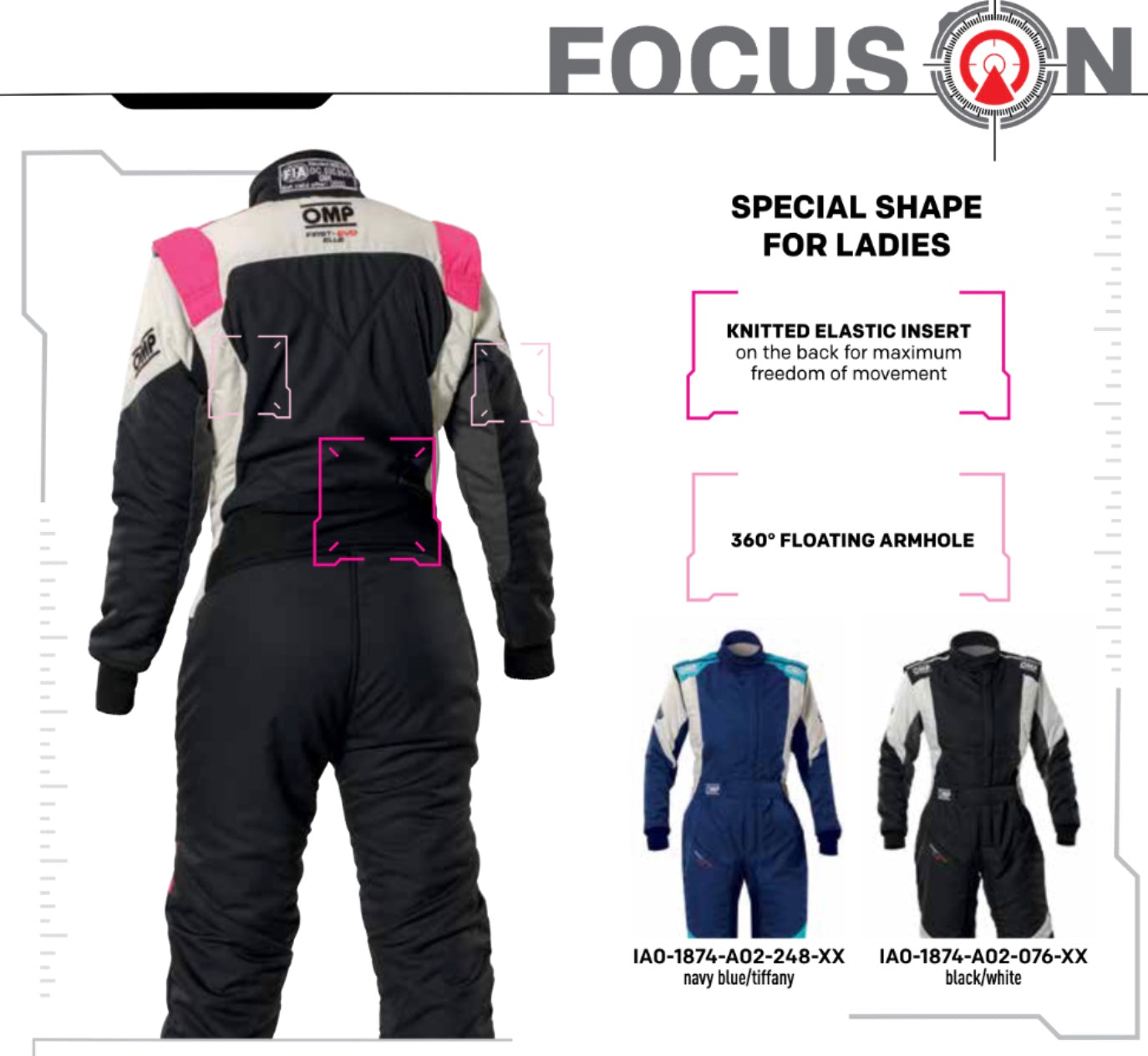 OMP First Evo ELLE Women's Driver Suit