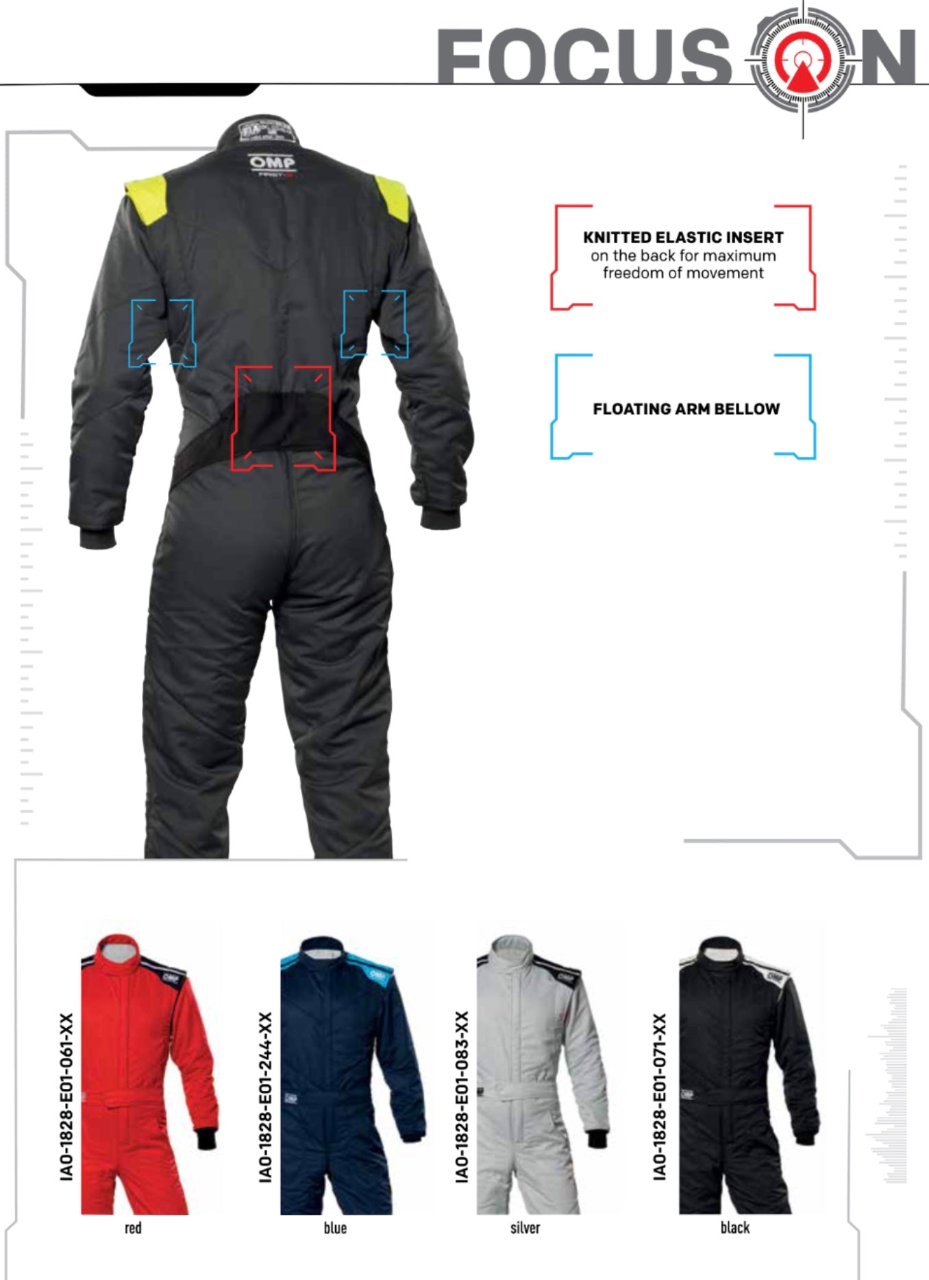 OMP FIRST-S Driver Race Suit