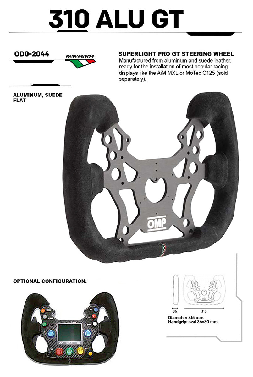 OMP GT/Formula 310 ALU Steering Wheel
