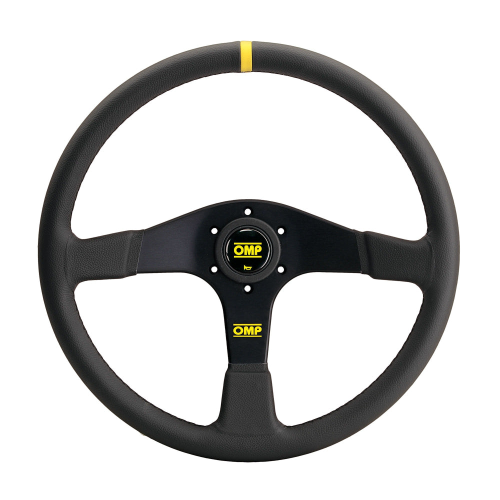 OMP Velocita 380 Steering Wheel – 380mm Flat Leather or Suede Racing Wheel
