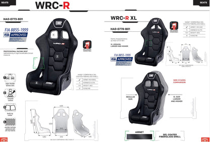 OMP WRC-R Racing Seat | Regular or XL