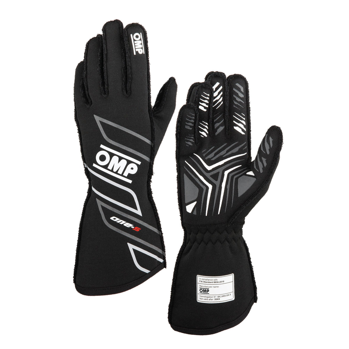 ONE-S GLOVES my2025 FIA 8856-2018 BLACK SZ. M
