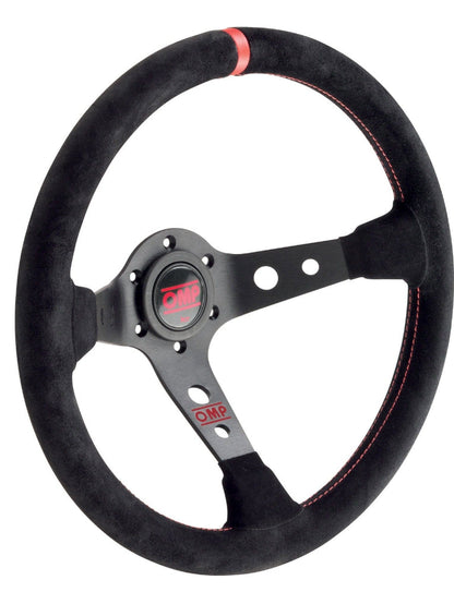 OMP Corsica Steering Wheel – 350mm Suede or Leather w/ 95mm Dish