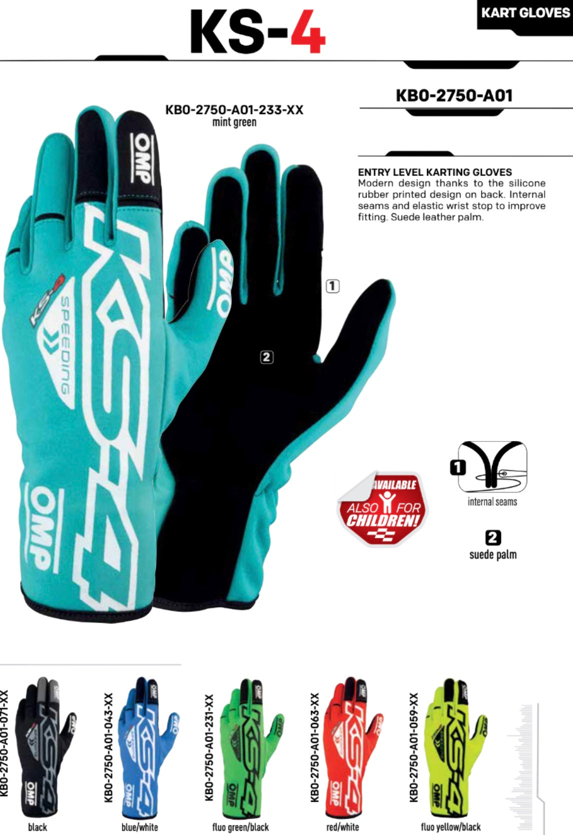 OMP KS-4 Karting Gloves