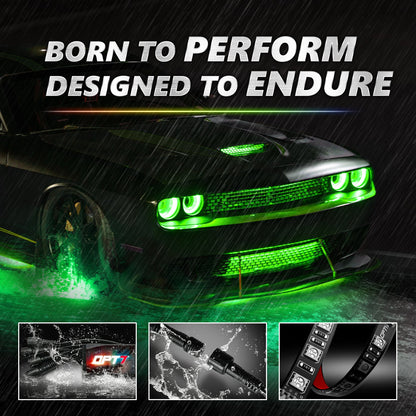 AURA PRO LED Triple Bundle for Dodge Challenger 08-23 ( Halo + Interior + Underglow ) - Bluetooth APP and Remote Controlled