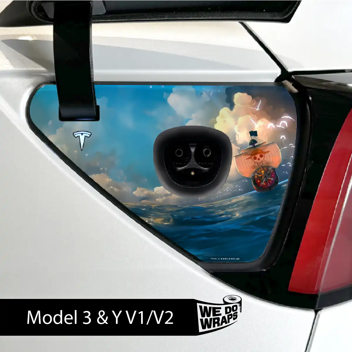 Grand Line Tesla Charge Port Wrap | Model Y