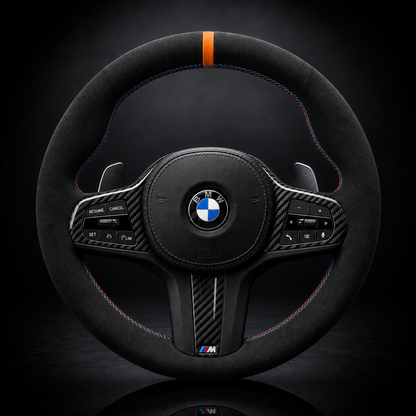 BMW G-Series Alcantara Suede Steering Wheel Cover DIY (Plain Alcantara) G80 G20 G30 M3 M4 M340i