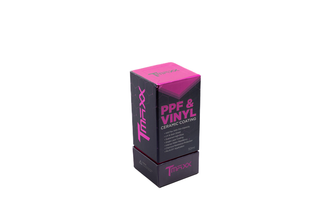TMaxx Ceramic Coating for PPF and Vinyl Wraps (50ml) - Film Protection & Applicator Kit