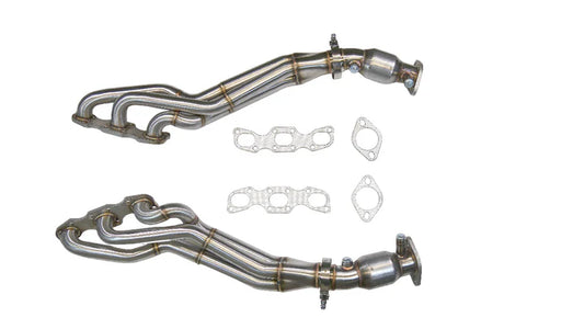 PLM Long Tube Headers Catted – Nissan VQ35DE / VQ35HR / VQ37VHR 350Z, G35, G37, 370Z
