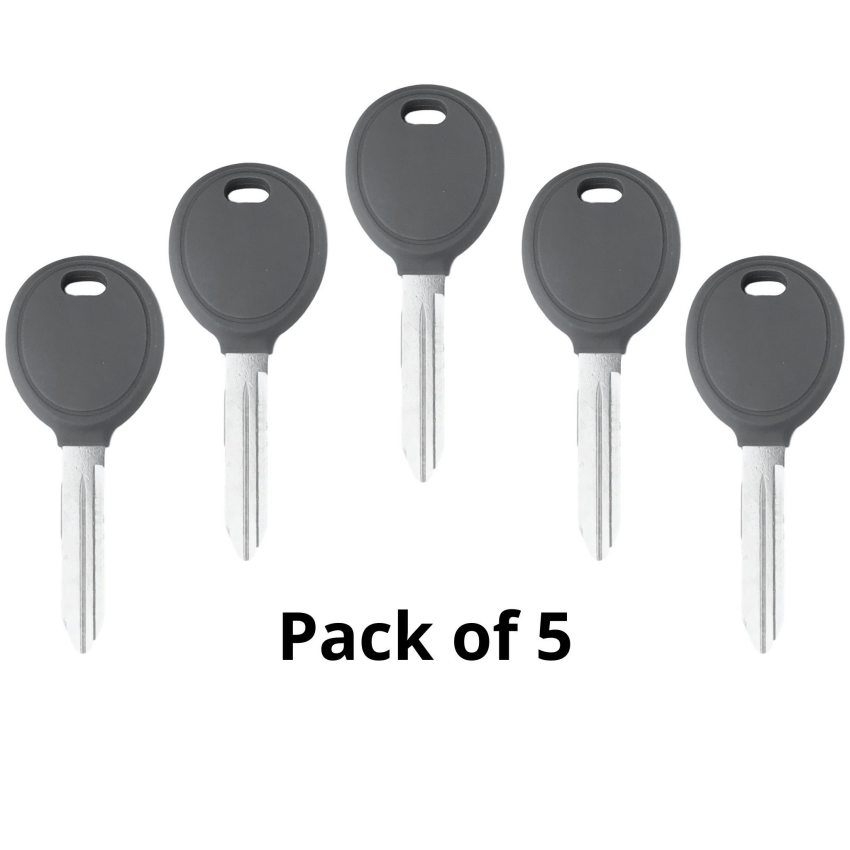 Transponder Key Y164 for Chrysler Dodge Jeep 2004-2019 | Aftermarket (5 Pack)