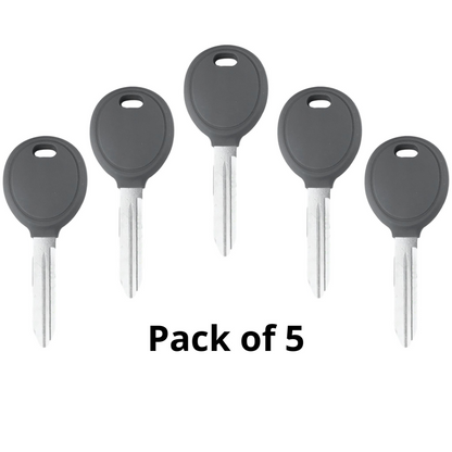 Transponder Key Y164 for Chrysler Dodge Jeep 2004-2019 | Aftermarket (5 Pack)