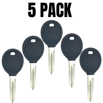 Chrysler Dodge Jeep Transponder Key Y160 / Chip ID64 - 5 Pack